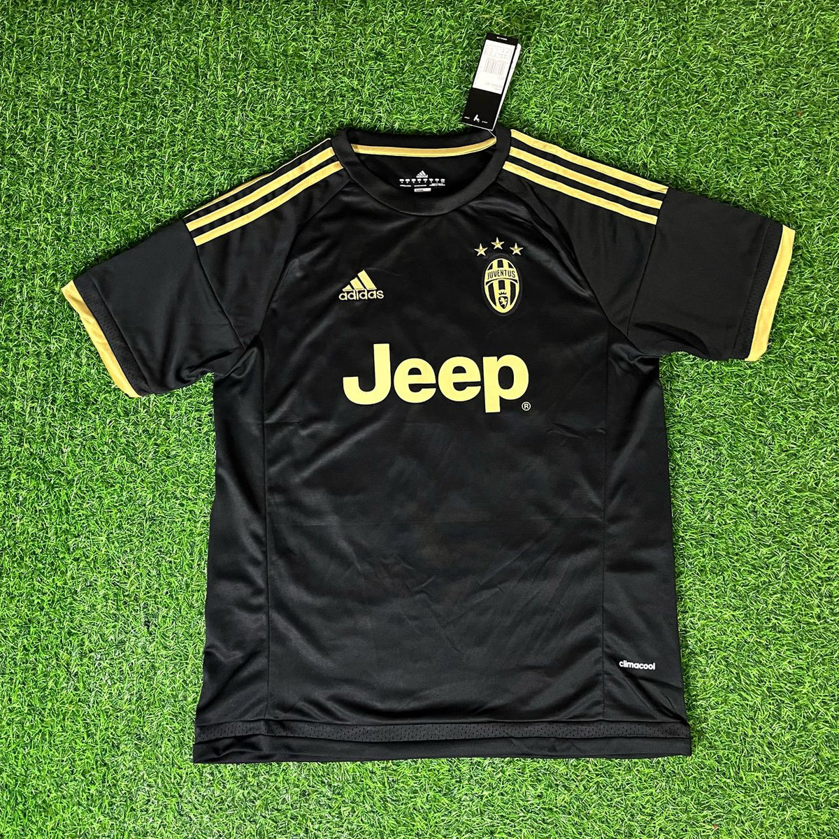 Paulo Dybala #21 – Juventus 2015/16 Black Retro Jersey – | Trikot | Maillot Soccer Shirt