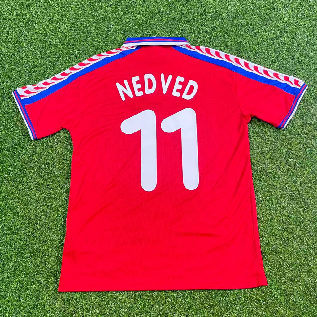 Pavel Nedvěd Tschechische Republik Retro-Fußballtrikot