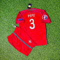 Pepe Portugal EURO 2016 Final Kids Retro Football Jersey