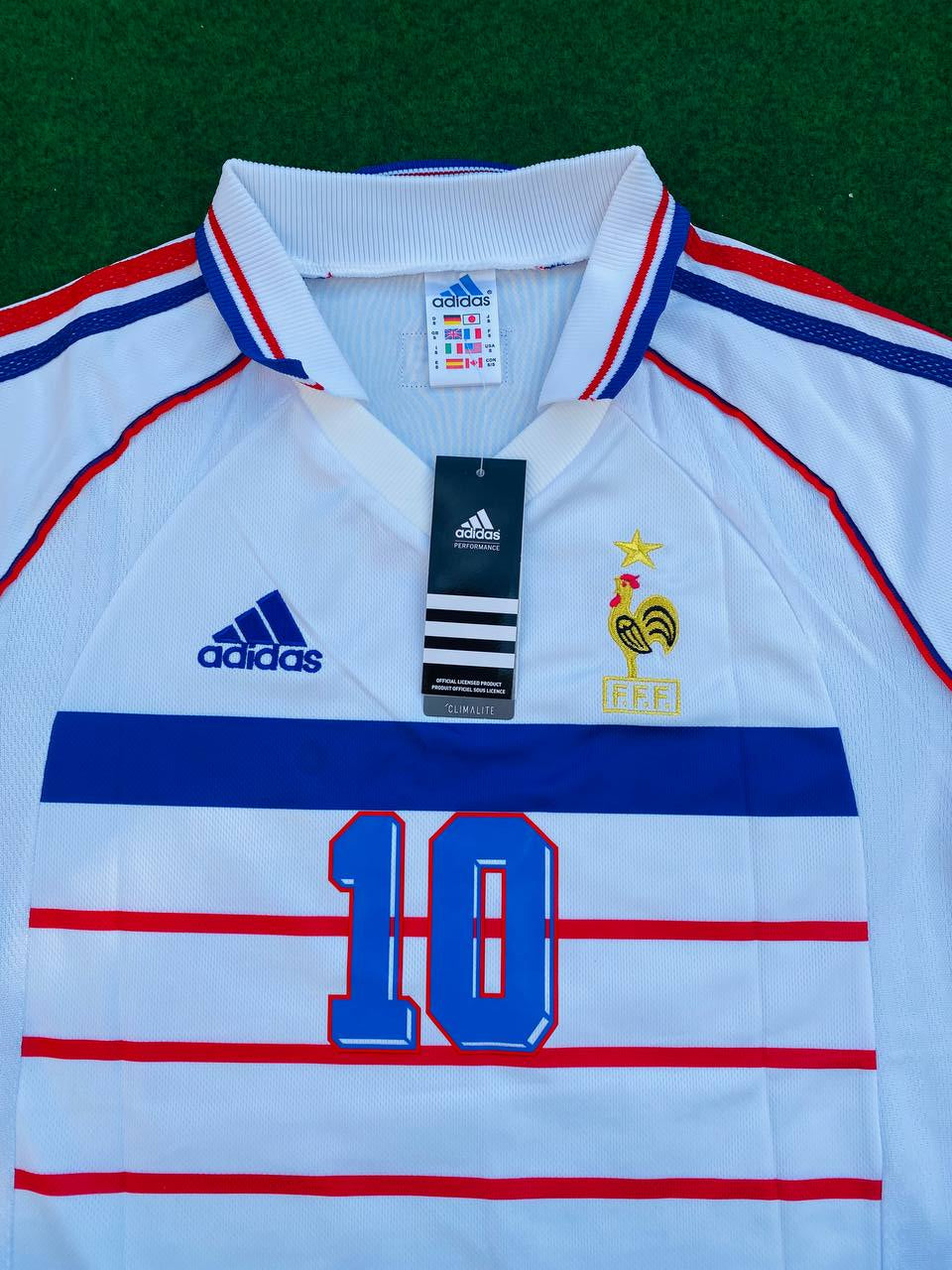 Zinedine Zidane Frankreich 1998 WM Retro Trikot