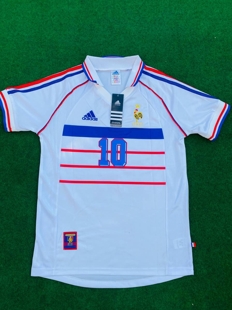 Zinedine Zidane Frankreich 1998 WM Retro Trikot