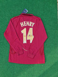 Arsenal Retro 2005 Bordeauxrotes Langarmtrikot