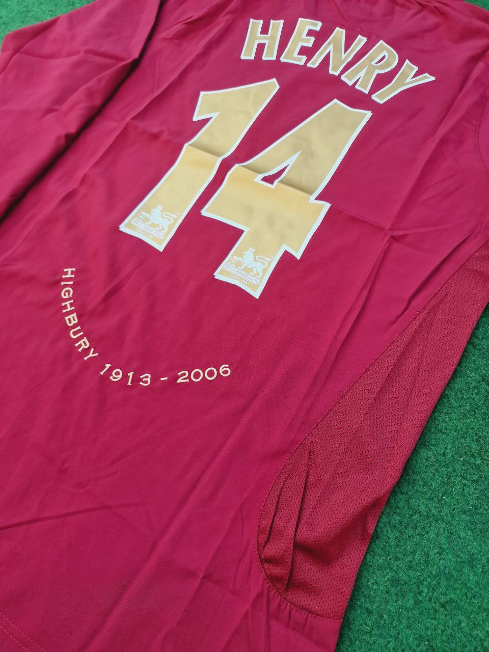 Arsenal Retro 2005 Bordeauxrotes Langarmtrikot