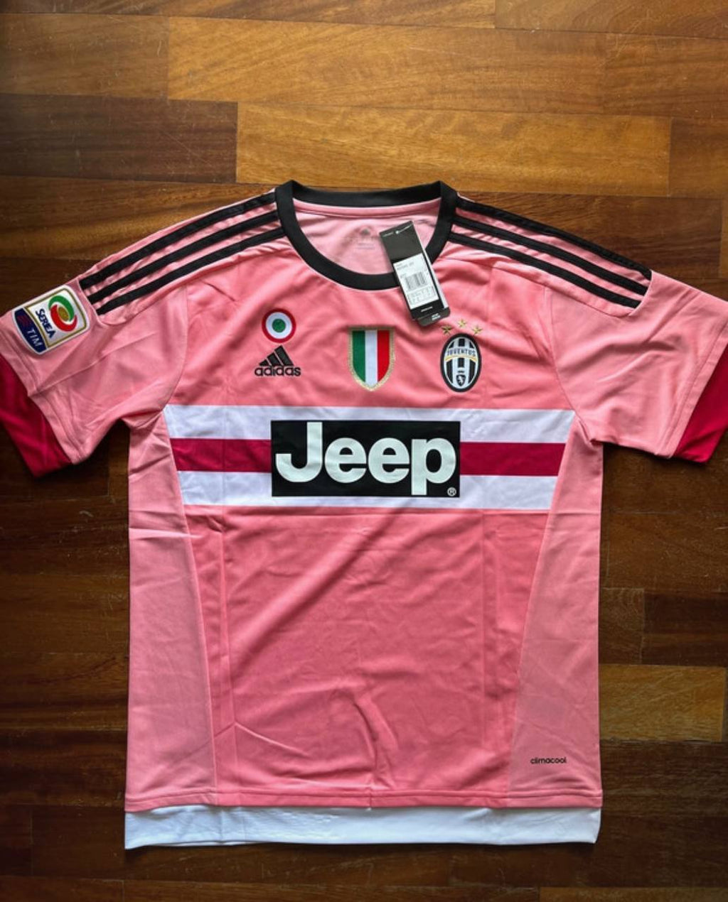 Paulo Dybala Juventus Retro Rosa 2015-2016 Trikot