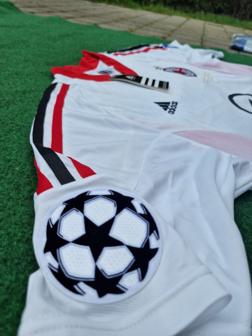 Rivaldo AC Milan 2003 Champions League Final Old Trafford White Retro Jersey Maglia Maillot