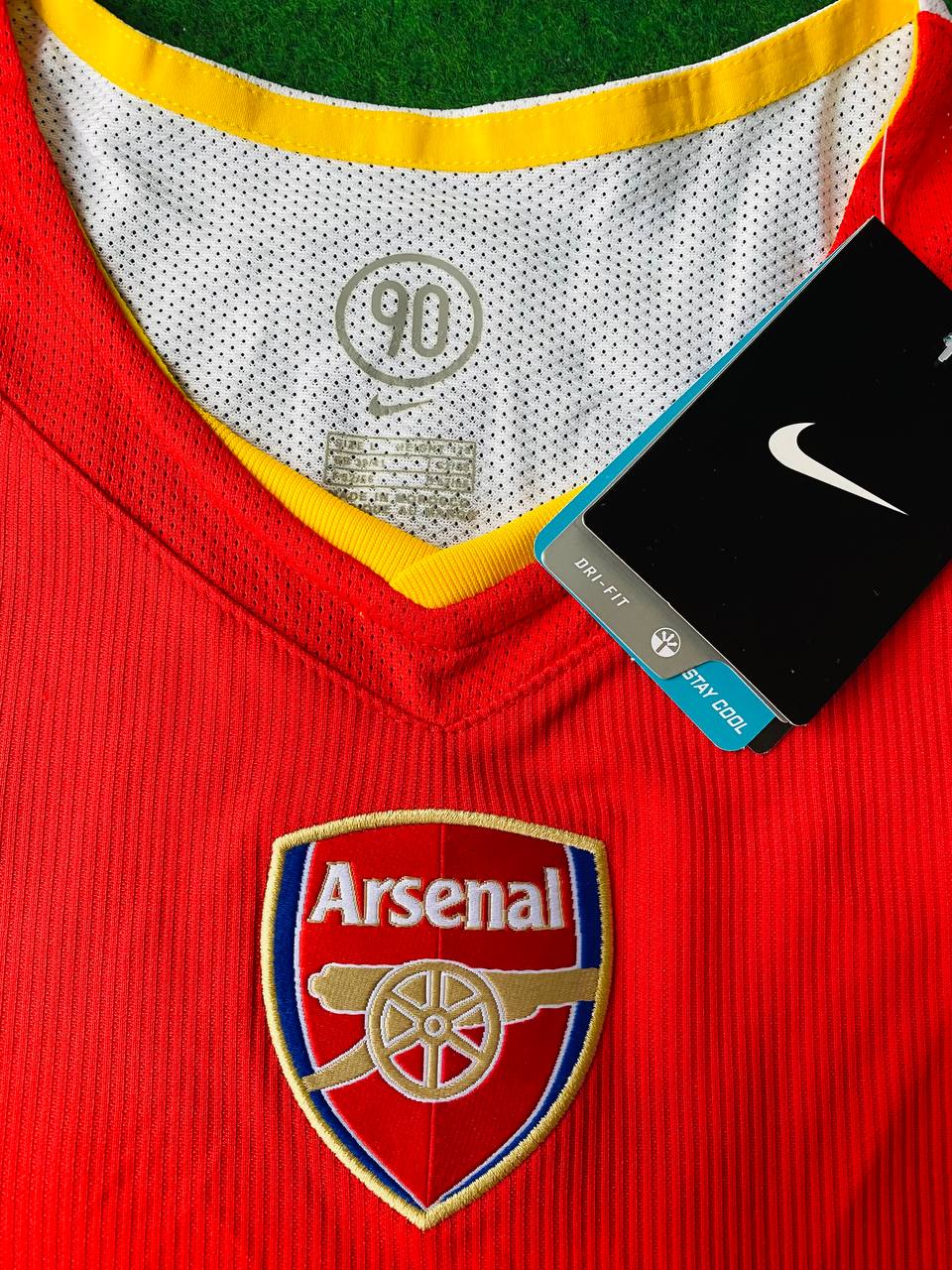 Dennis Bergkamp Arsenal Retro Langarm-Trikot Fußballtrikot