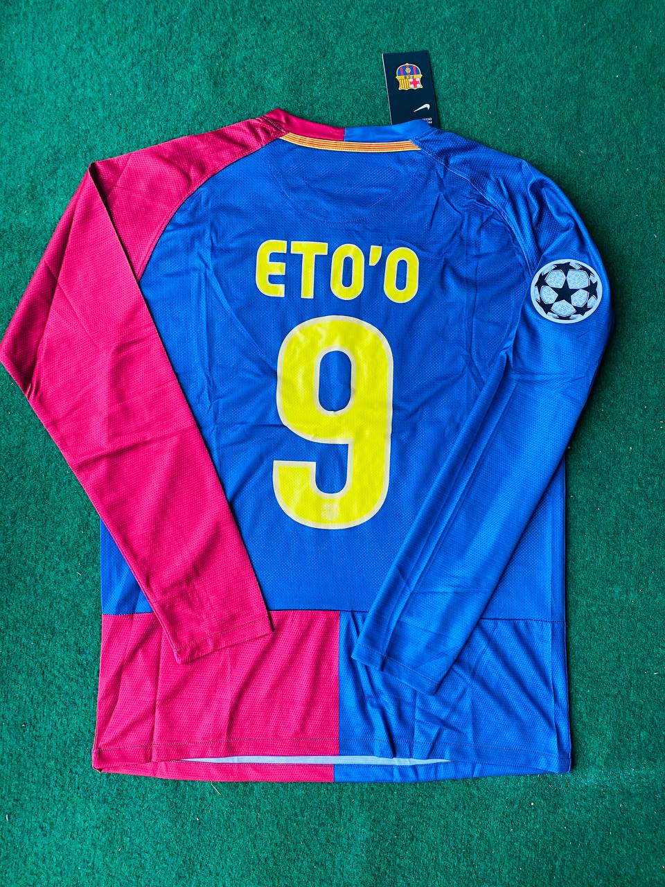 Samuel Eto'o Barcelona 2009 Champions League Finale Retro Trikot