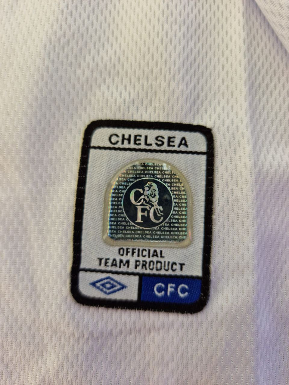 Ricardo Carvalho 6 Chelsea Away 2004 Retro White Long Sleeve Jersey Trikot Kit Maillot Soccer Shirt