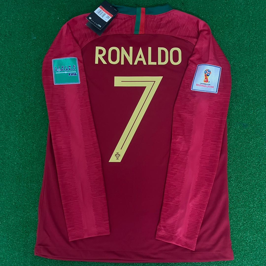 Cristiano Ronaldo Portugal 2018 World Cup Retro Trikot Maglia Soccer Shirt
