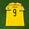 Radamel Falcao Kolumbien 2014 Brasilien WM Blau Retro Trikot
