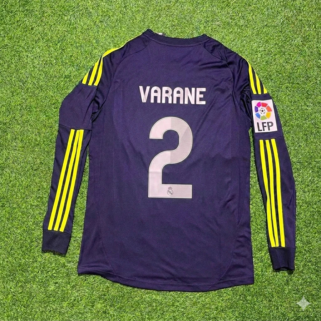 Raphaël Varane 2- Real Madrid 2012/2013 Auswärtstrikot Langarm