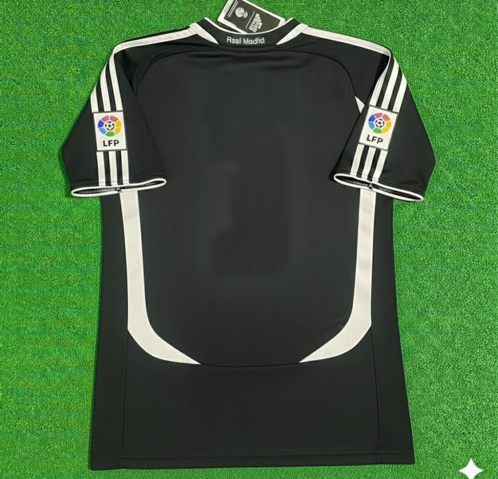 Real Madrid CF 2006-2007 Schwarzes Trikot Fußballshirt