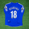 Ricardo Quaresma Chelsea 2007-2008 Langarm EPL Patch Fußballtrikot