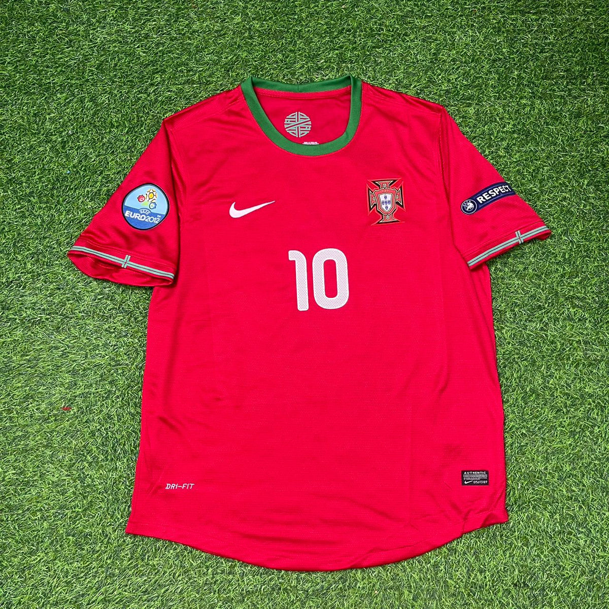 Ricardo Quaresma Portugal Euro 2012 Red Retro Football Jersey Kit