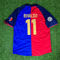 Rivaldo – Barcelona 1998/1999 Retro Kit Jersey – | Trikot | Maillot Soccer Shirt
