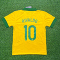 Rivaldo Brasil Retro-Fußballtrikot-Set
