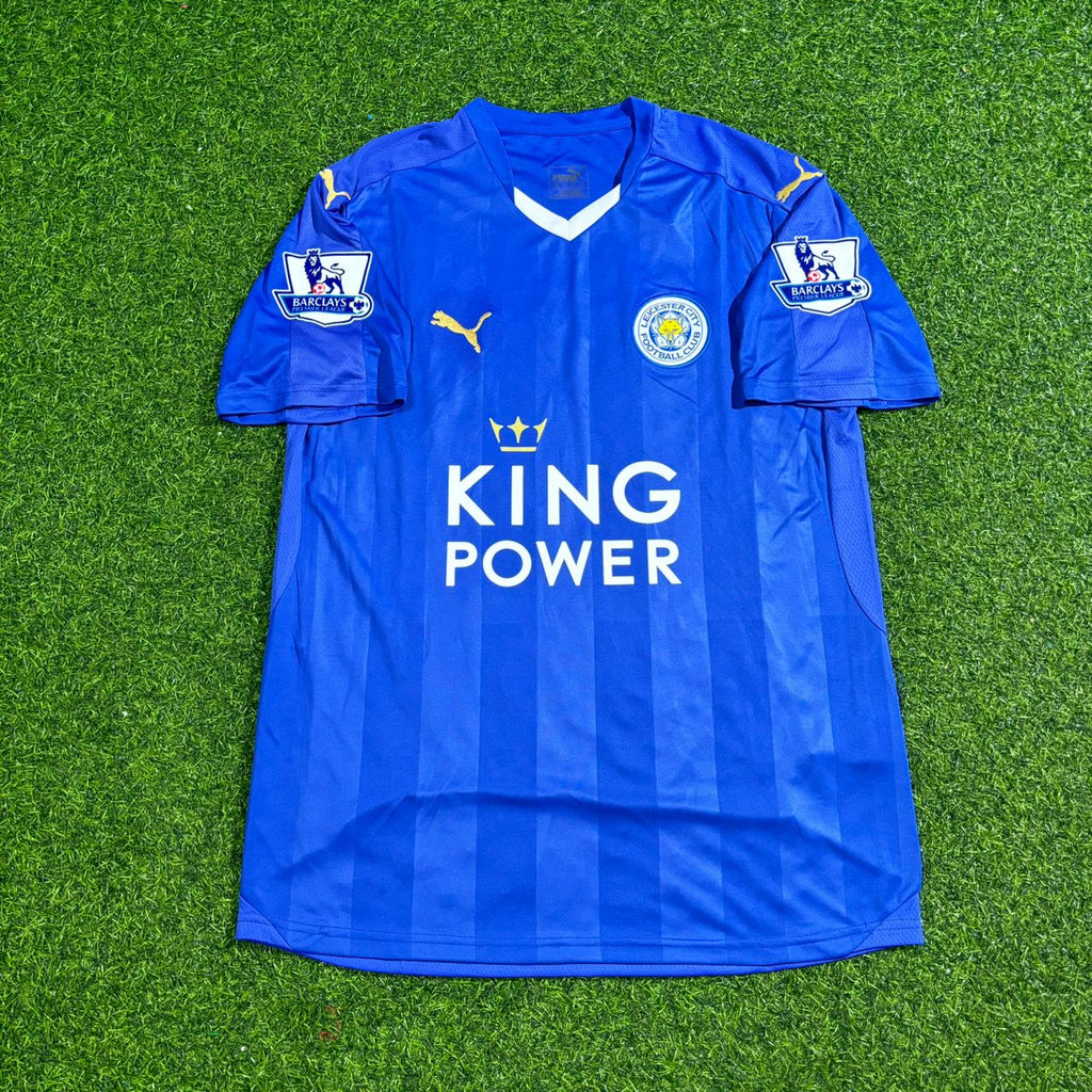Riyad Mahrez - Leicester City 2015/16 Retro Kit Trikot