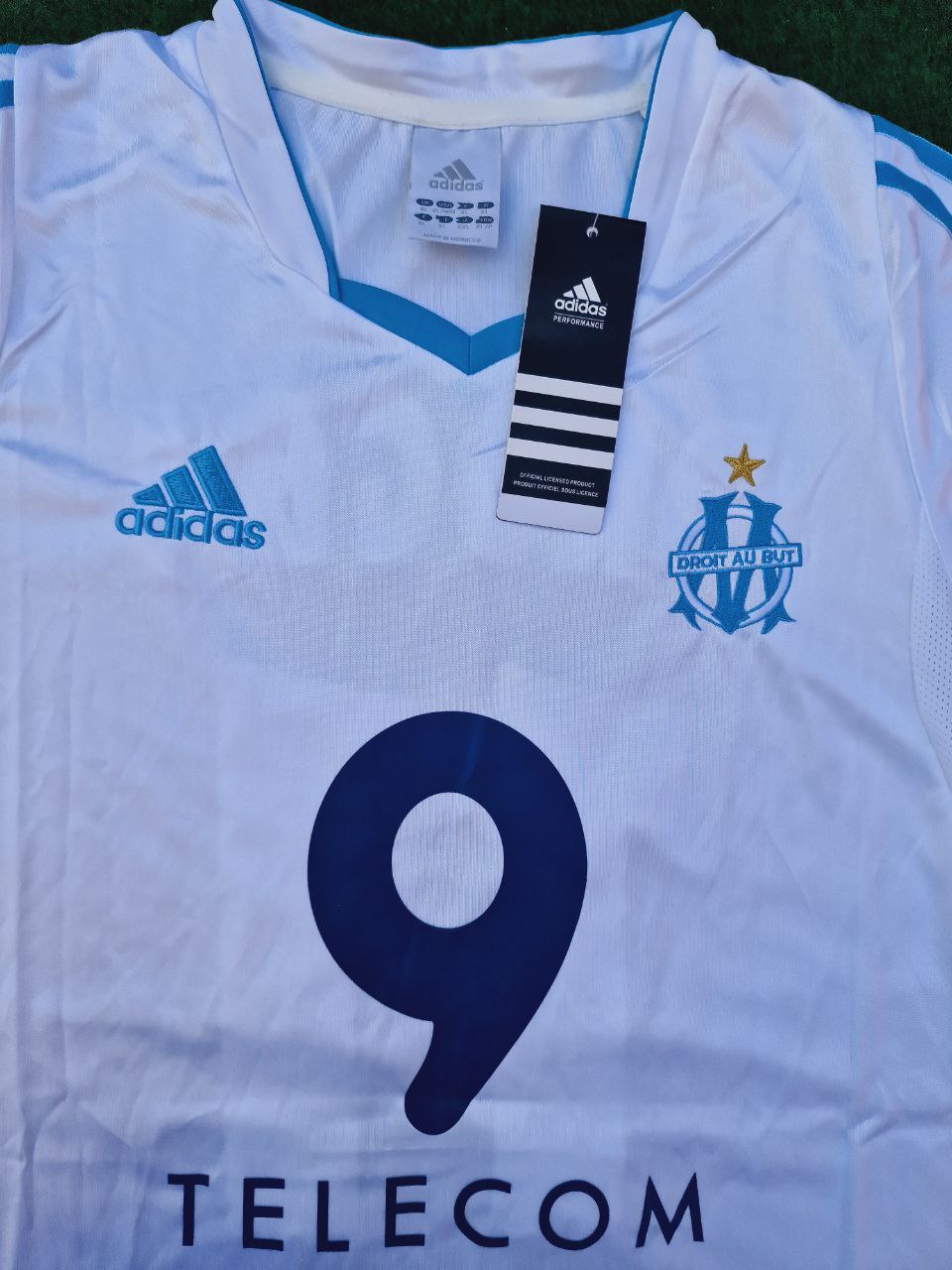 Olympique Marseille Didier Drogba 2003-04 Heim OM Fußballtrikot