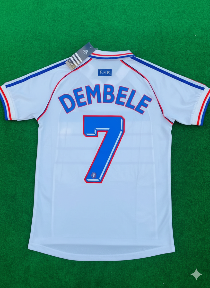 Ousmane Dembele France Retro Jersey Maillot Trikot