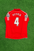 Sami Hyypiä Liverpool 2007-2008 Red Retro Kit Jersey Trikot Maillot Soccer Shirt