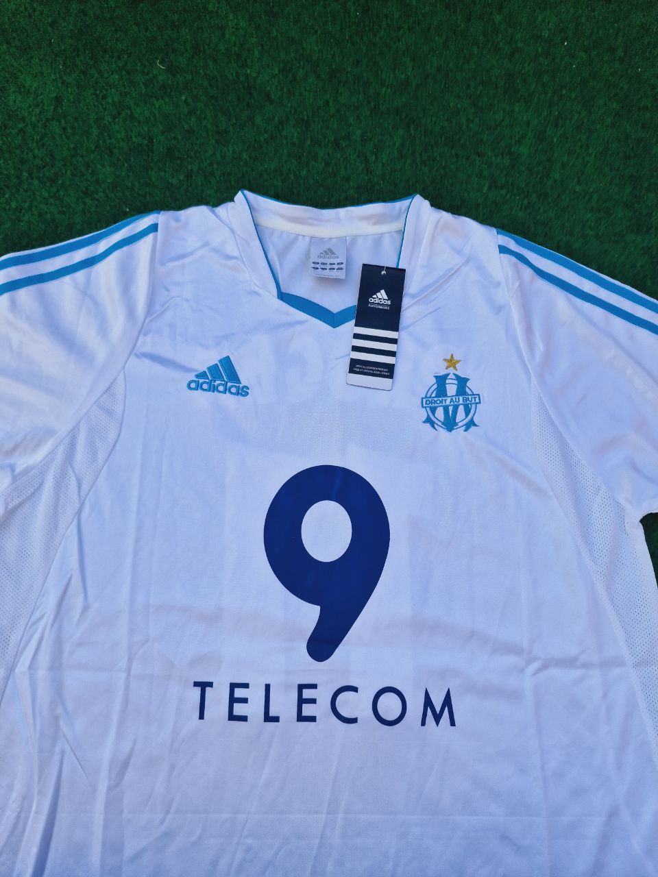 Olympique Marseille Didier Drogba 2003-04 Heim OM Fußballtrikot