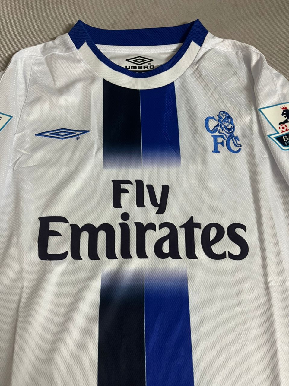 Ricardo Carvalho Chelsea Auswärts 2004 Retro Fußballtrikot