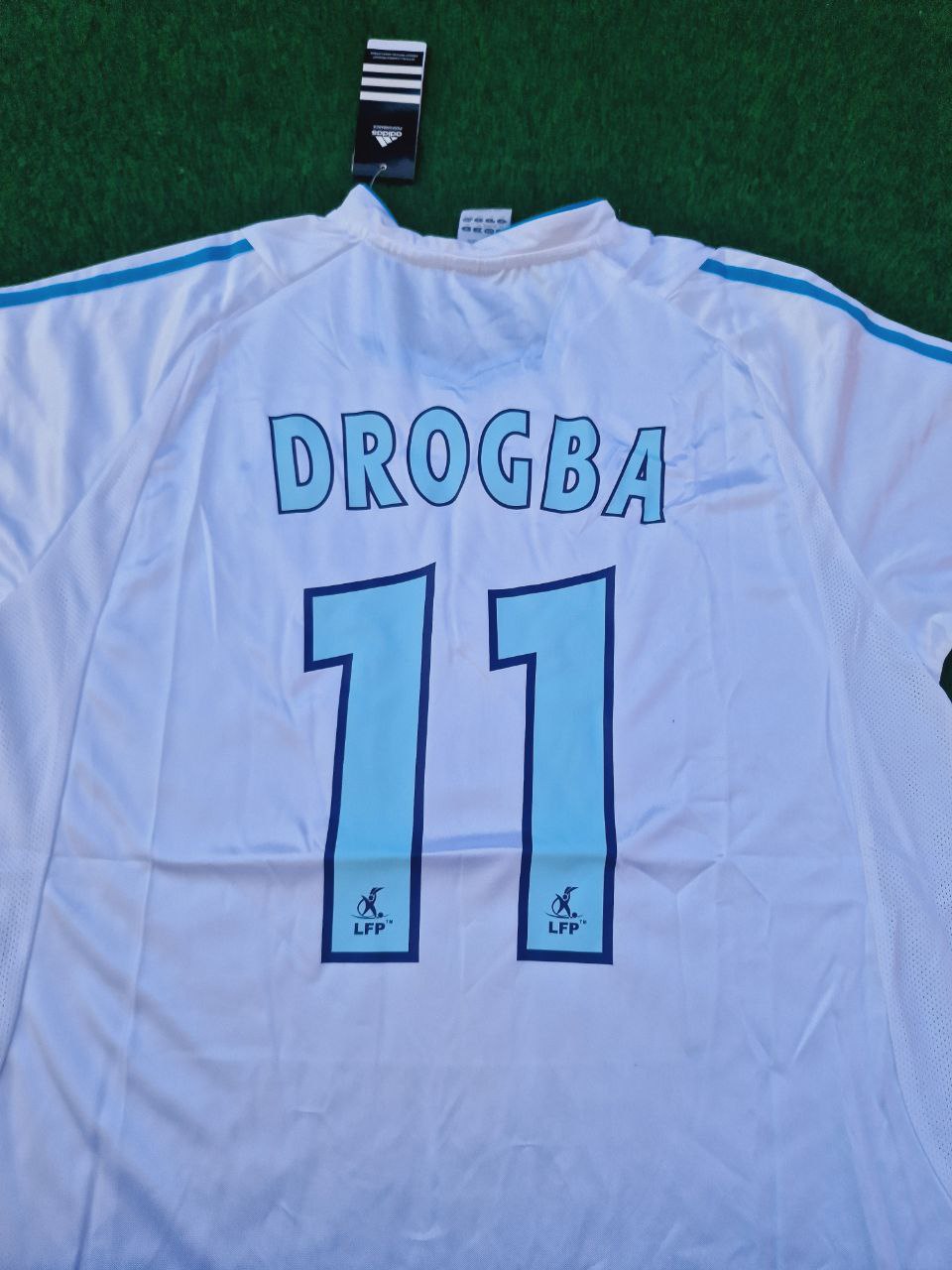 Olympique Marseille Didier Drogba 2003-04 Heim OM Fußballtrikot