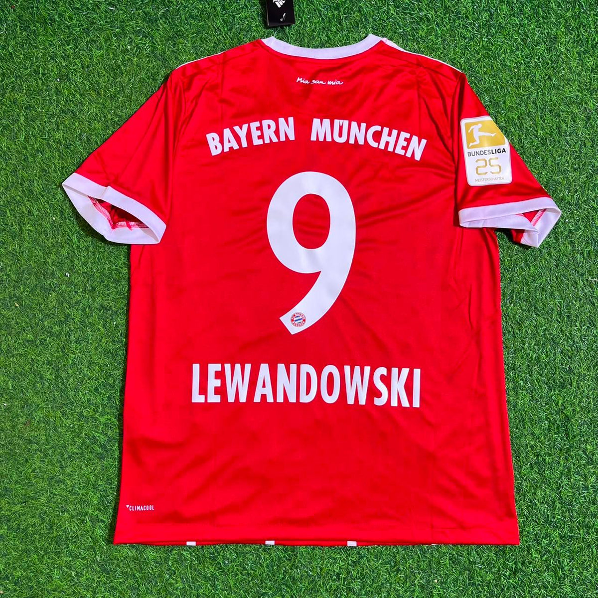 Robert Lewandowski FC Bayern München Retro-Heimtrikot 2017-2018