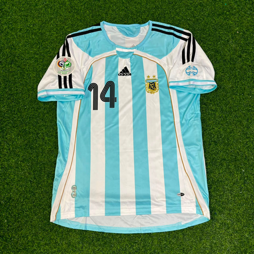 Rodrigo Palacio Argentina 2006 World Cup Retro Soccer Jersey Maillot Trikot