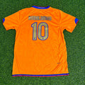 Ronaldinho Barcelona 2006-2007 Oranges Retro-Fußballtrikot