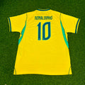 Ronaldinho Brazil Commemorative Special Retro Football Jersey Kit