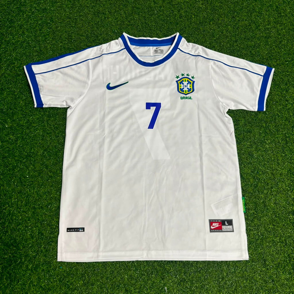 Ronaldinho #7 Brazil  Retro Football Jersey