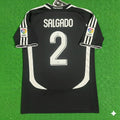 Michel Salgado Real Madrid 2006-2007 Black Jersey Soccer Shirt