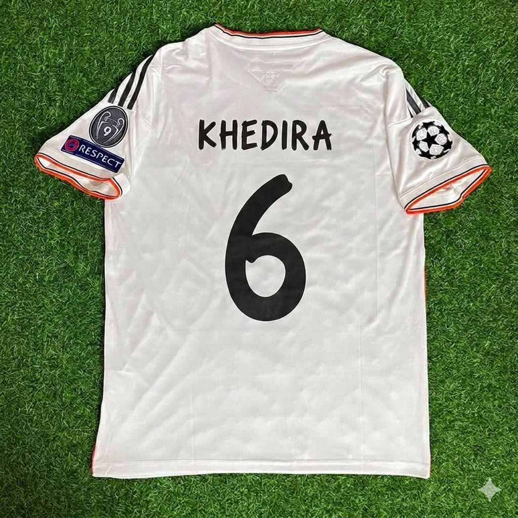 Sami Khedira 6 - Real Madrid Lissabon Kurzarm Trikot Fußball