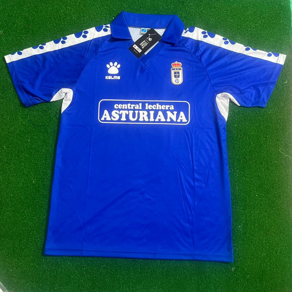 Santi Cazorla 8 – Real Oviedo Retro Trikot – | Jersey | Maillot | Camiseta Fußballtrikot
