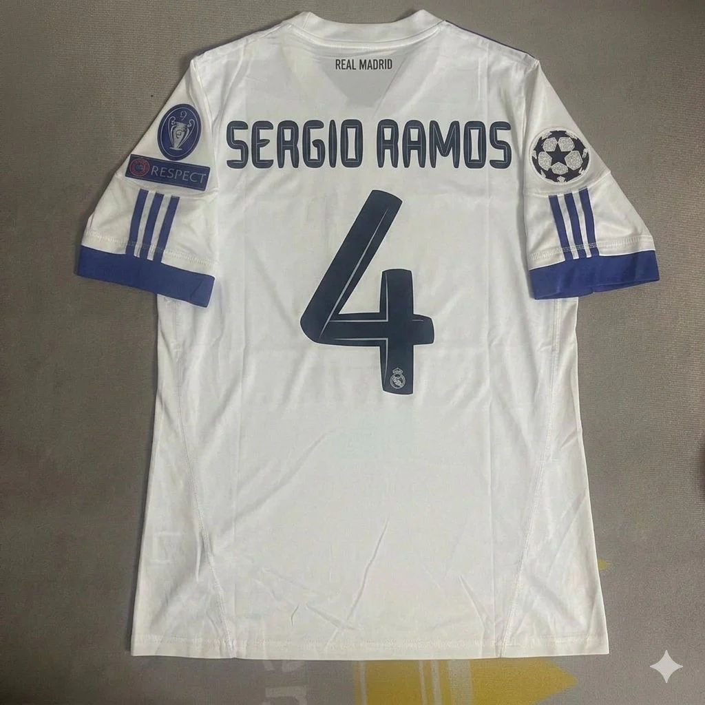 Sergio Ramos 4- Real Madrid 2010/2011 Retro Trikot