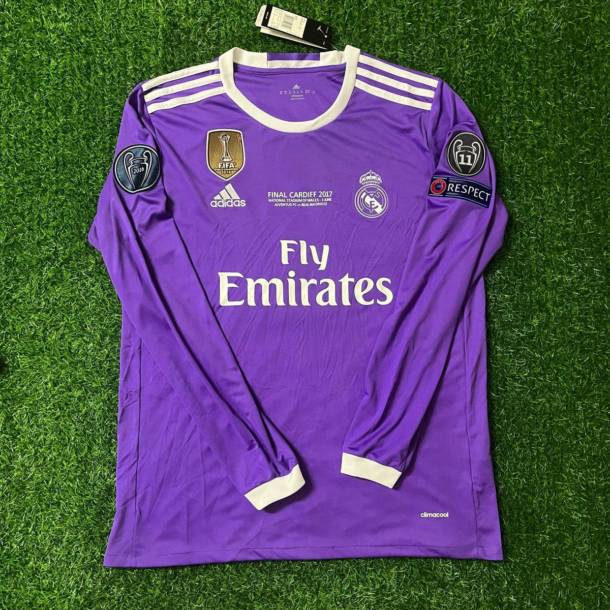 Sergio Ramos Real Madrid Long Sleeve Jersey Soccer Shirt