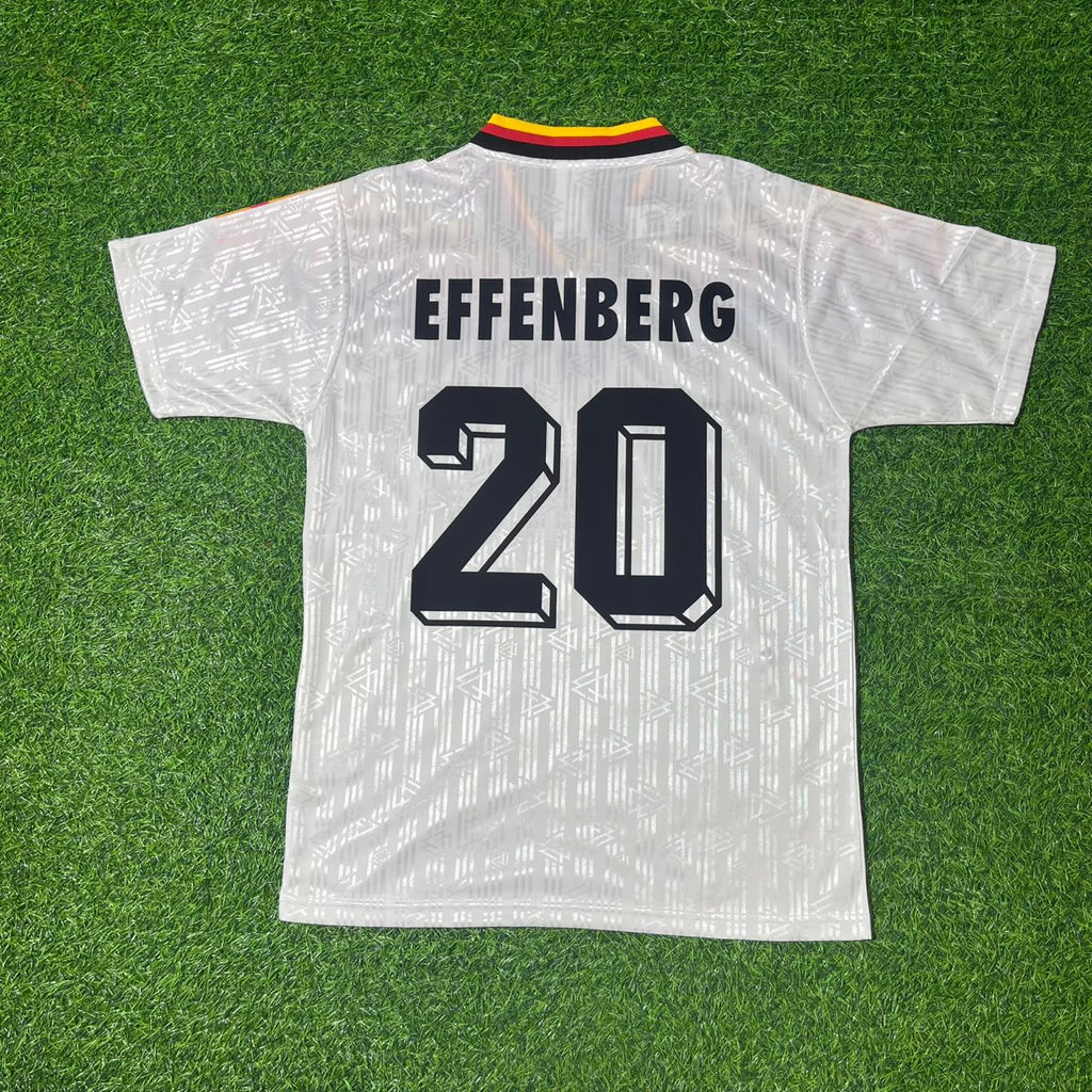 Stefan Effenberg Deutschland Germany 1994 Weltmeisterschaft Retro Football Jersey Kit