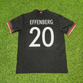 Stefan Effenberg #20 Deutschland Retro-Fußballtrikot Schwarz
