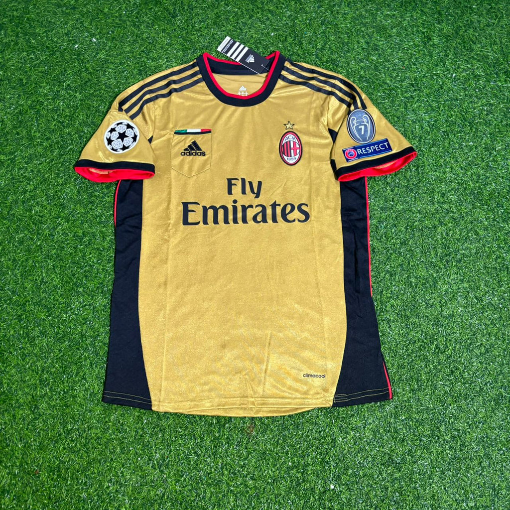Stephen El Shaarawy AC Mailand 2013/2014 Golden Retro Fußballtrikot