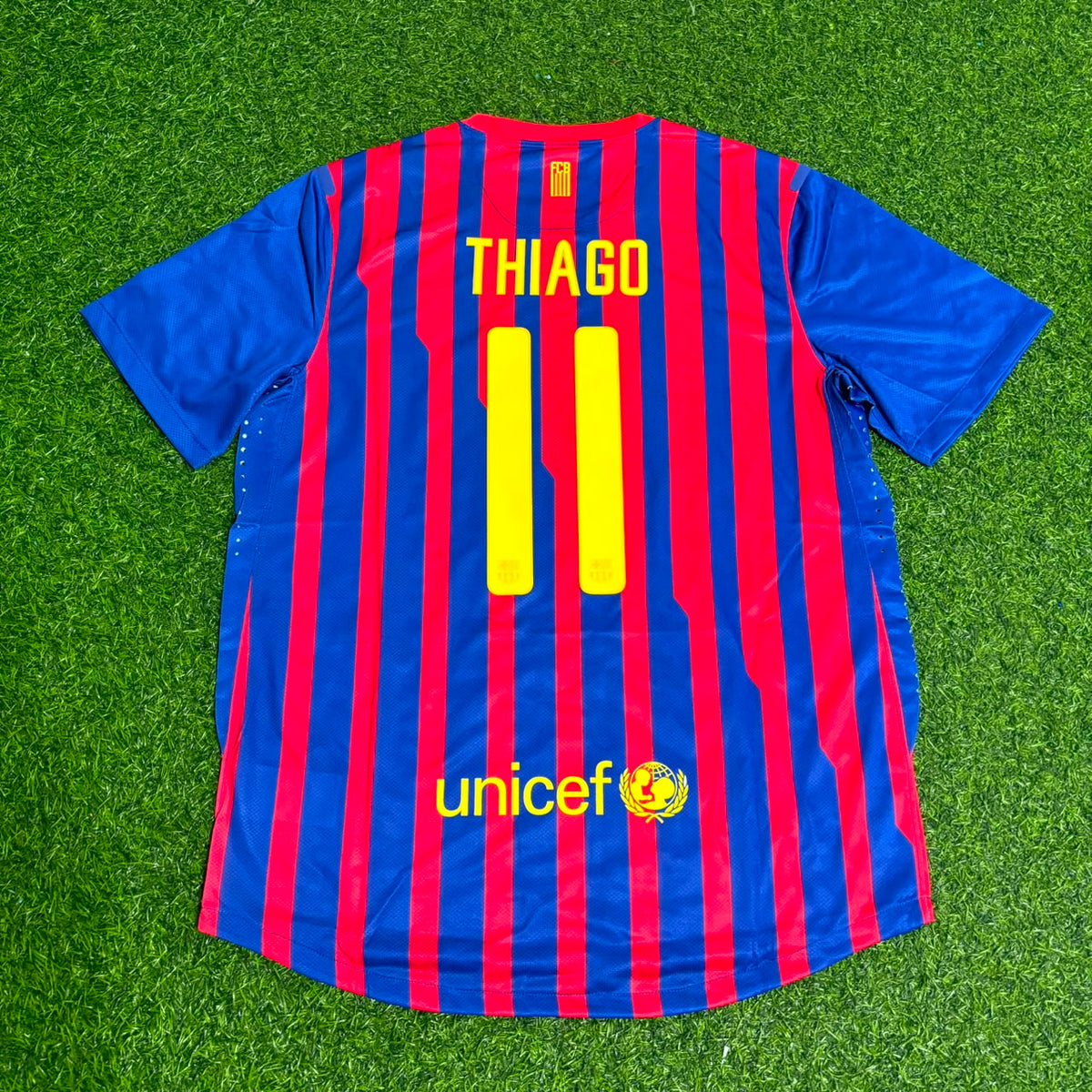 Thiago Alcantara Barcelona 2011/2012 Retro Heimtrikot