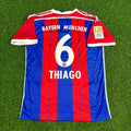 Thiago Alcantara #6 FC Bayern München 2014 2015 Heim Retro Trikot