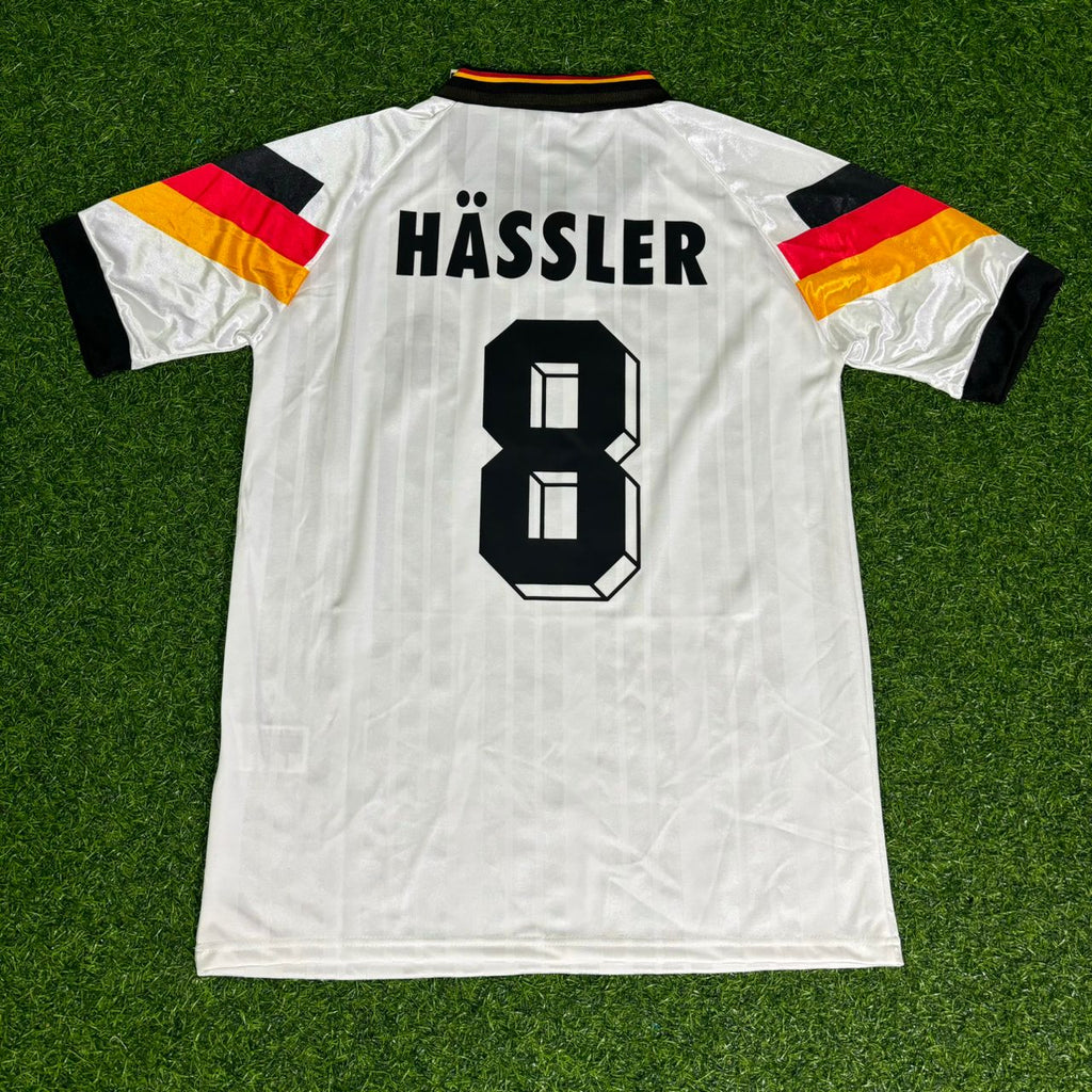 Thomas Häßler Hässler #8 Deutschland 1992 Germany Heim Retro Trikot
