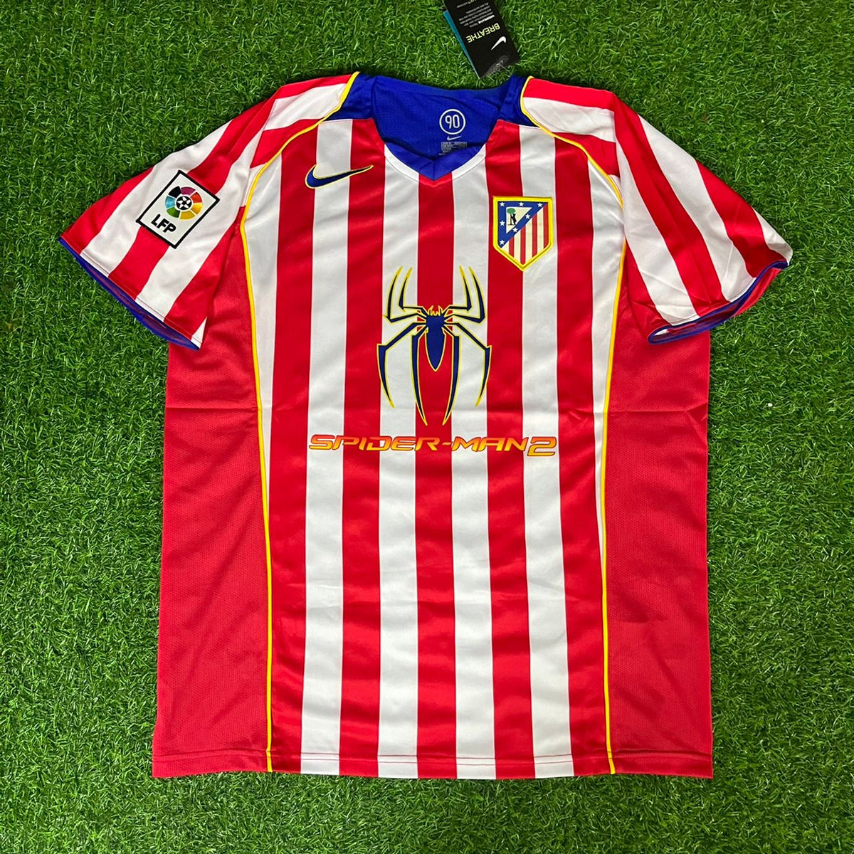 Fernando Torres Atletico Madrid 2004 2005 SpiderMan Retro Fußballtrikot