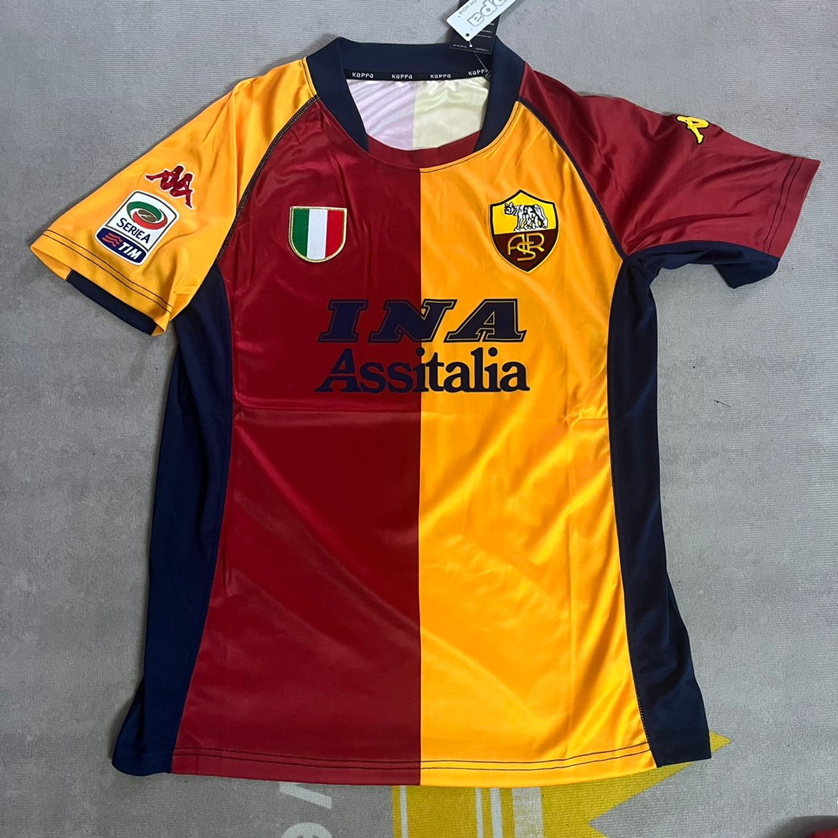 Francesco Totti 2001 Retro-Fußballtrikot