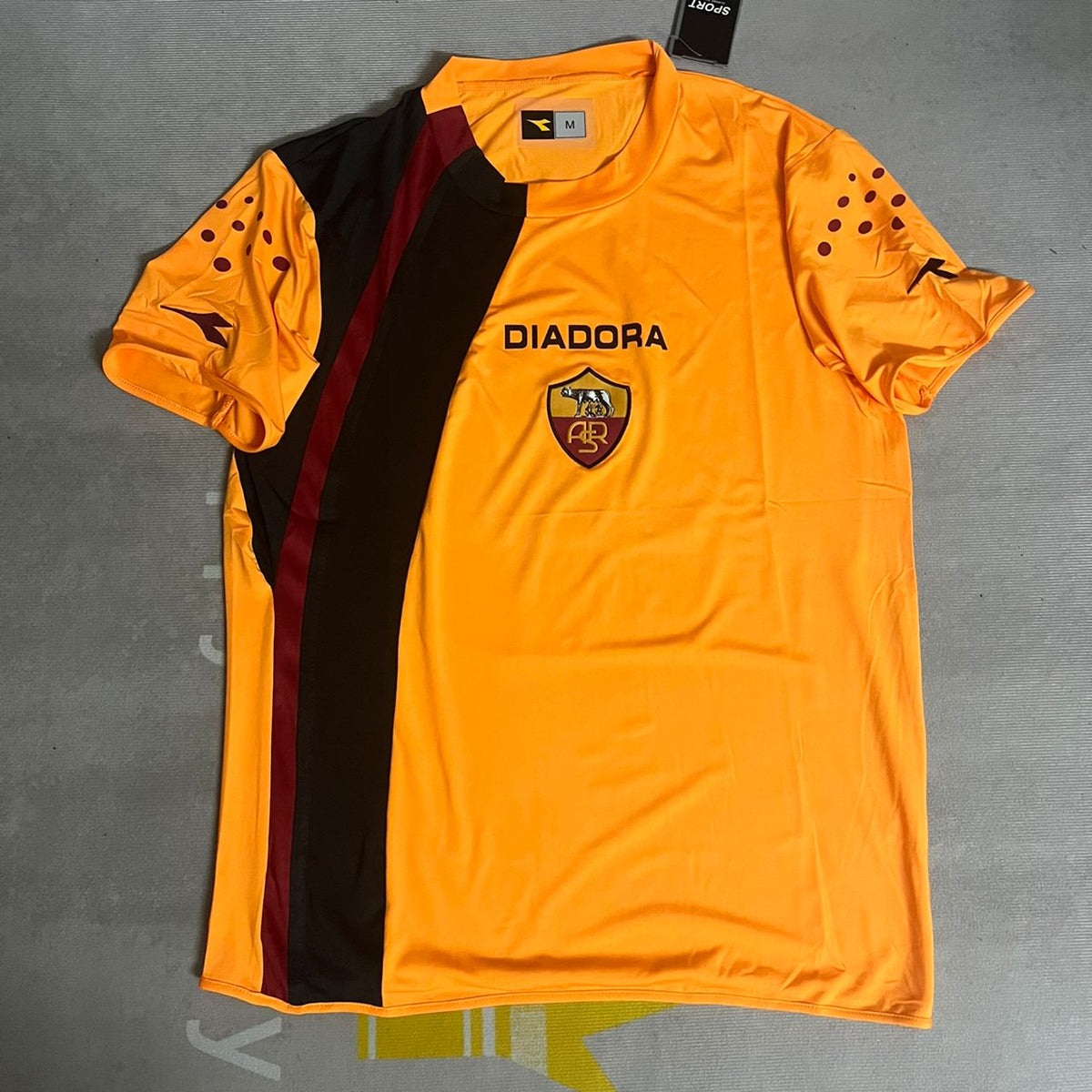 Francesco Totti 2005-2006 Oranges Retro-Fußballtrikot