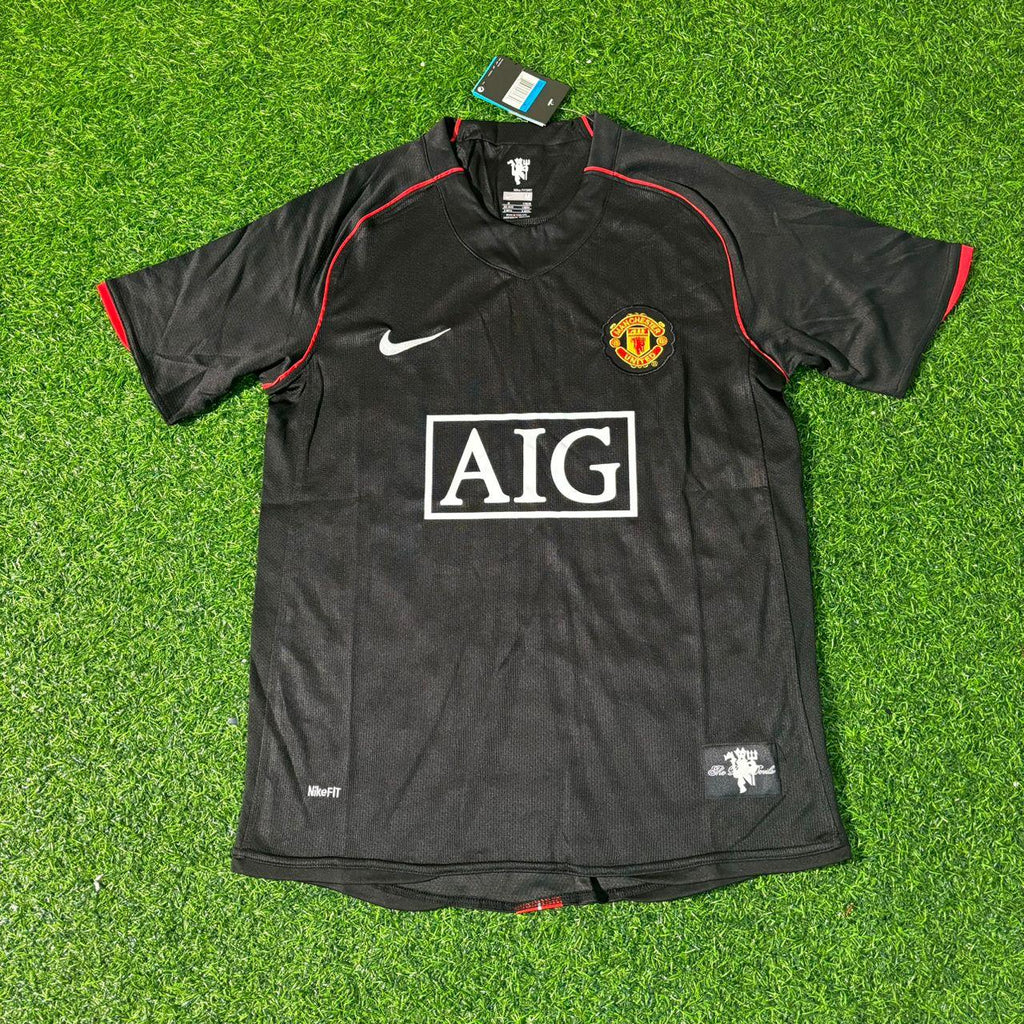 Wayne Rooney Manchester United 2007-2008 Black Retro Jersey Trikot Camiseta Maillot