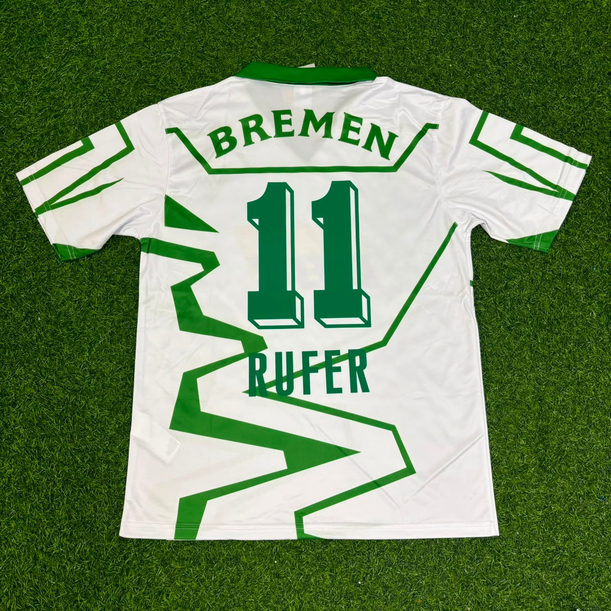 Wynton Rufer Werder Bremen 1993/94 Heim Retro Fußballtrikot