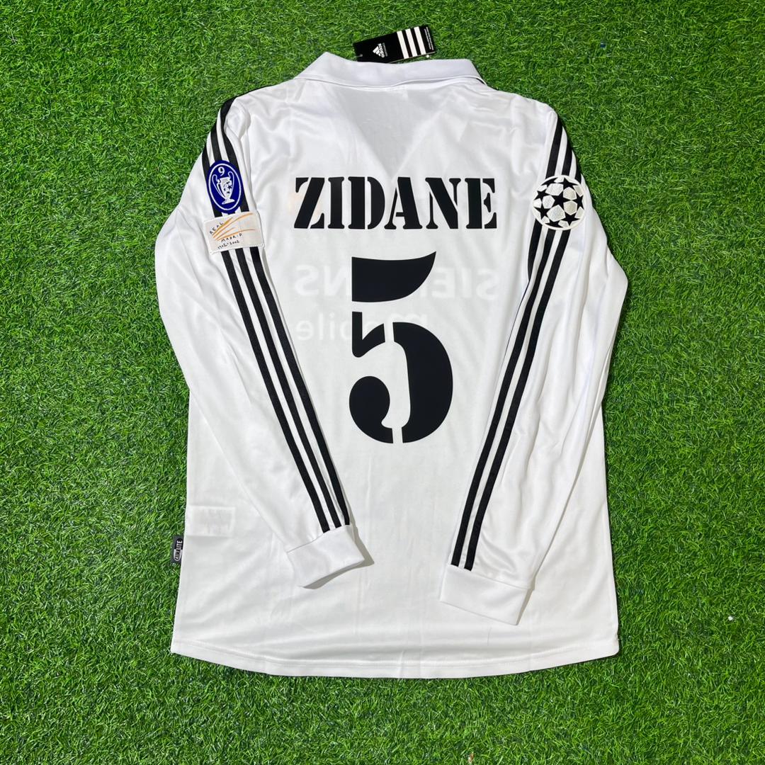 Zinedine Zidane Real Madrid 2004-2005 Langarmtrikot Fußballtrikot