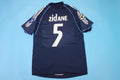 Zinadine Zidane #5 Real Madrid 2005-2006 Auswärtstrikot Dunkelblau Retro